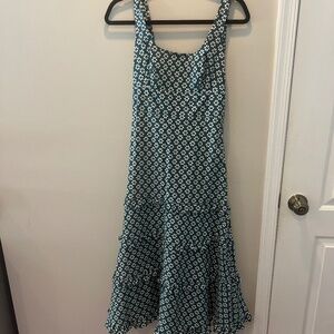 Anthropologie Green Midi Dress